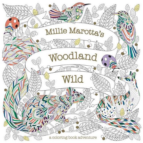 Woodland Coloring Book Adult Coloring Book 30 Pages Forest Coloring Book  Kids Drawing Book Mindfulness Colouring Book for Stress 