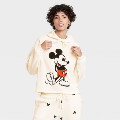 mickey mouse hoodie white