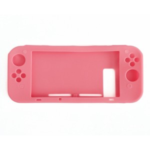 Unique Bargains Silicone Console Case Grip Protector Cover Authorized for Nintendo Switch Accessories Pink - 1 of 3