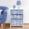 Sorbus 3  Drawers - Steel Frame, Wood Top & Easy Pull Fabric Bins - Perfect for Home, Bedroom, Office & College Dorm - 2 of 4