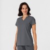 Wink Nova Women's Flex-n-Reach Shoulder Panel V-Neck Scrub Top - 4 of 4