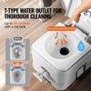 VEVOR Portable Toilet for Camping with Carry Bag,RV Toilet with 3.2Gal Waste Tank,Push-Button Pressurized Flush Commode,Leak-proof and Odourless,Gray - 4 of 4