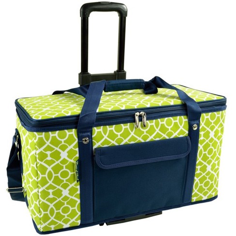 Picnic at Ascot Extra Large Insulated Tote - Trellis Blue