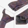 INSPIRE CHIC Men's Retro Flower Pattern Polyester Fabric Neckties - 3 of 4