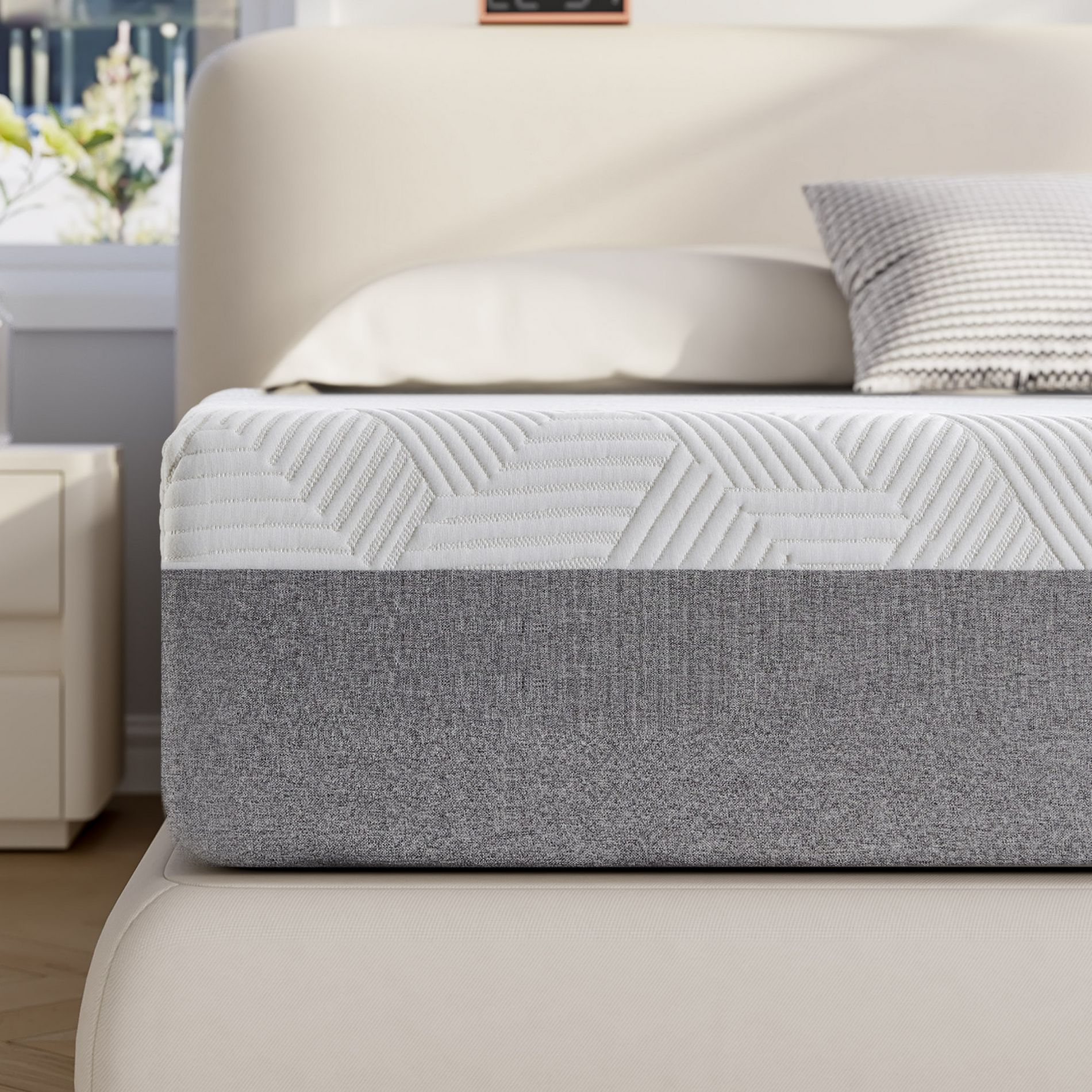 Wuleitex mattress 10 inch, Memory foam mattress, used for cool night sleep and decompression foam mattress