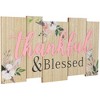 Northlight Thankful and Blessed Wooden Wall Sign - 20.75" - 3 of 4