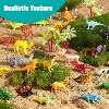 Joyfy 69Pcs Small Animal Figures, Assorted Mini Plastic Animal Toy Realistic Animals for Sensory Bin, Birthday Party Favor for Kids Toddler Aged 3-8 - 2 of 4