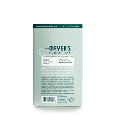 Mrs. Meyer's Clean Day Dryer Sheets - Birchwood - 80ct
