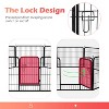 FDW Dog Playpen Pet Dog Fence 2-32 Panels  24/32/40"H Metal Dog Pen Outdoor Exercise Pen with Doors for Large/Medium /Small Dogs for RV,Camping,Yard - 4 of 4
