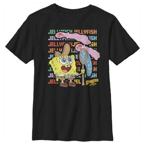 Boy's Spongebob Squarepants Sponge On The Run Jellyfish Catcher T-shirt ...