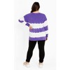 Avenue Women's Plus Size Talia Tie Dye Top - 3 of 4