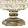 Cesicia Fringes Embellished Cone With Wooden Base, for Christmas Decor - 3 of 4