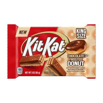 Kit Kat Chocolate Frosted Donut King Size Bar Candy - 3oz