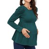 LXT-Maternity Shirts Maternity Tunic Blouse Tops - 3 of 4