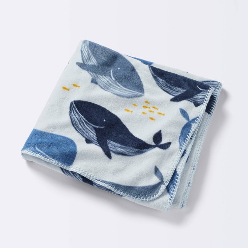 Whale discount swaddle blanket