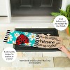 Evergreen Ladybug with Daisies Sassafras Indoor Outdoor Switch Doormat 1'10"x10" Multicolored - 3 of 4