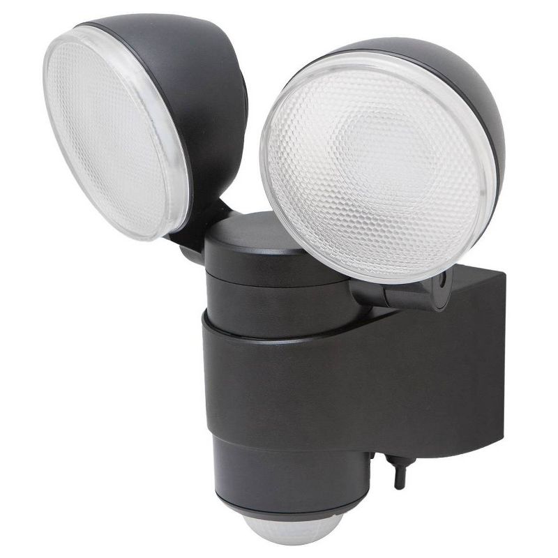 Maxsa Innovations Battery Powered Motion Activated Dual Head LED Security Spotlight, 1 of 5