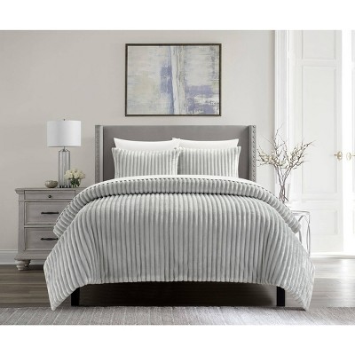 7pc Queen Faris Bed in a Bag Comforter Set Gray - Chic Home Design