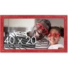 PosterPalooza | Panoramic Shabby Chic Red Picture Frame - UV Acrylic, Foam Board Backing, Hanging Hardware - 2 of 4