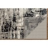 Micah Modern Abstract Black/White/Gray Area Rug - 4 of 4