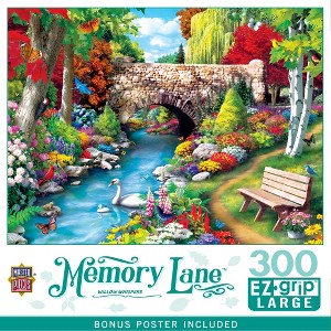 MasterPieces 300 Piece EZ Grip Jigsaw Puzzle - Willow Whispers - Large Piece Puzzles for Adults - 1 of 4