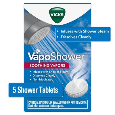 Vicks Vaposhower Soothing Vapors Tablets 5ct Target