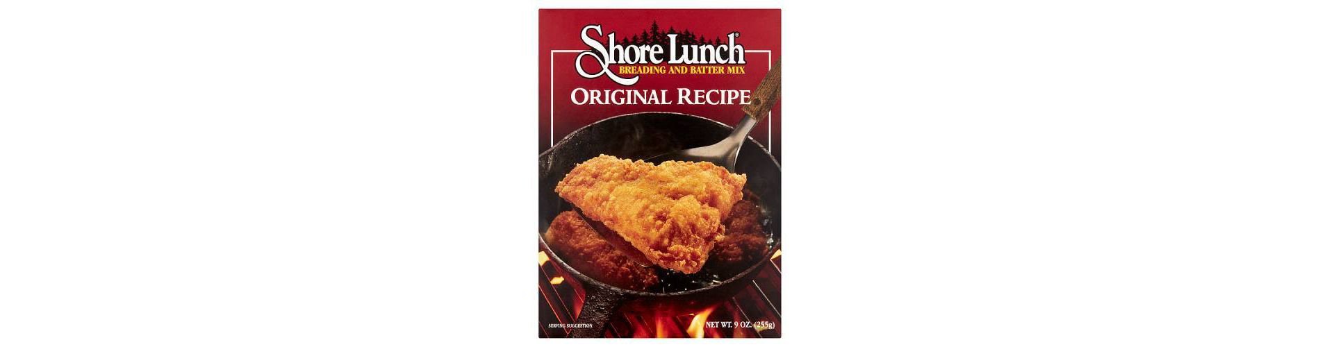 Shore Lunch Original Recipe Fish Breading Batter Mix - 9oz