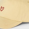 Men's Heart Baseball Hat - Goodfellow & Co™ Tan - 4 of 4