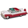 1955 Ford Crown Victoria Red and White 1/43 Diecast Model Car by Road Signature - 2 of 3