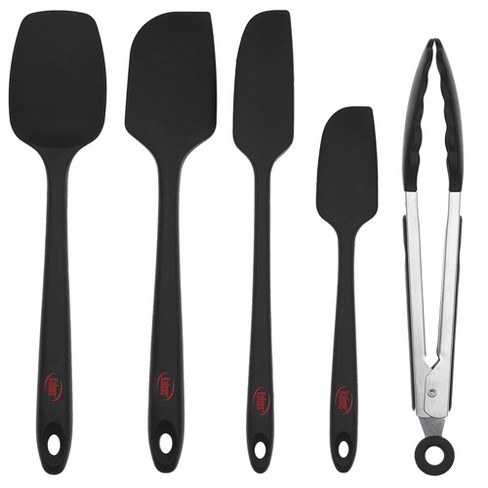 Goodcook Ready 4pk Silicone Spatulas With Bamboo Handles : Target