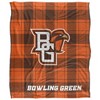 Bowling Green State University Campus Plaid Spirit Silky Touch Super Soft Throw Blanket 50x60 - 2 of 4