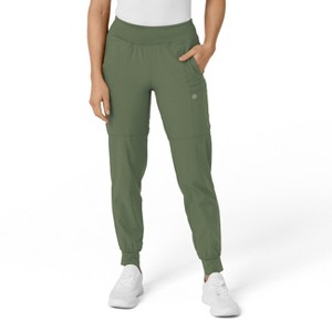 Wink W123 Women's Comfort Waist Cargo Jogger Scrub Pant - 1 of 4