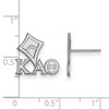 Black Bow Jewelry Sterling Silver Kappa Alpha Theta Greek Life Stud Earring - image 2 of 3