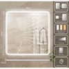 36 X 36 Rectangular Framed Dimmable Anti-Fod LED Wall Bathroom Vanity Mirror Lighted Mirror - 4 of 4