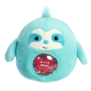 Aurora Mini Love Sloth Shaker Playful Stuffed Animal Green 5" - 1 of 4