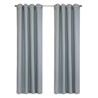 Habitat 100% Polyester Jamie Light Filtering Machine washable Grommet Curtain Panel Blue
