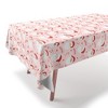Lathe & Quill Peppermint Santas - Tablecloth Society6 - 2 of 3