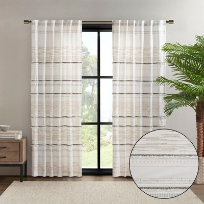PAGED Curtains Cotton Printed Window Curtain Panel Privacy Assured for Bedroom, Living Room
