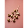 Gold Jingle Bell Bunch 12" – Hanging Christmas Decoration on Jute Rope By Kalalou - 4 of 4