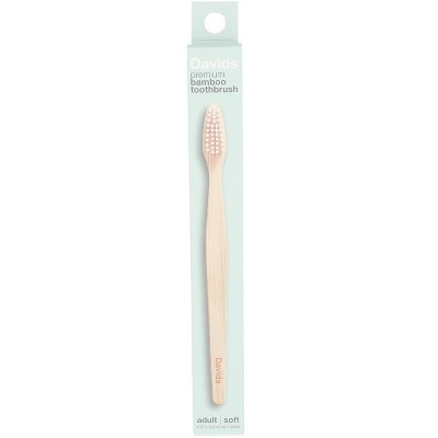 Davids - Premium Bamboo Toothbrush, Soft, Adult - 1 count