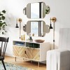Nathan James (Set of 2) Tamlin Wall Light Fixtures Black/Gold - 2 of 4