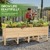 AMERLIFE Raised Garden Bed - Features Legs, Drainage Holes, 16 Inch Depth - 3 of 4