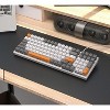 RISOKEYS 100 Keys Mechanical Keyboard Wired Backlight Keyboard Customized E-sports Office Game Computer Keyboard Metal Panel (White, Red Bearing) - 4 of 4