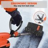 VOLTASK 24V 13-inch Cordless Snow Shovel 9.3Lbs Lightweight Snow Blower Cordless with 4-Ah Battery & Quick Charger Included for Driveway & Sidewalks - 4 of 4