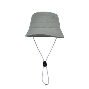 Anna-Kaci Lightweight Packable Bucket Hat with Ventilated Crown Chin Strap and Adjustable Fit for Travel Hiking and Outdoor Use - 1 of 4