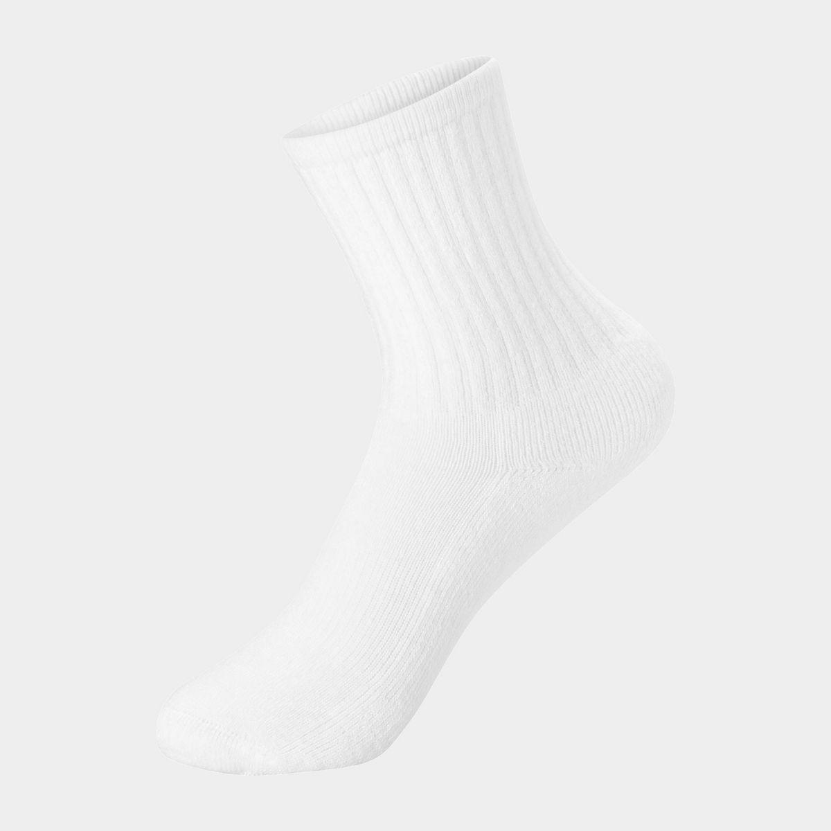 Hanes Boys' 10pk Premium Crew Socks - Black/White - thumbnail 3