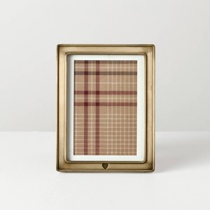 4"x6" Brass Finish Heart Frame - Hearth & Hand™ with Magnolia - 1 of 4