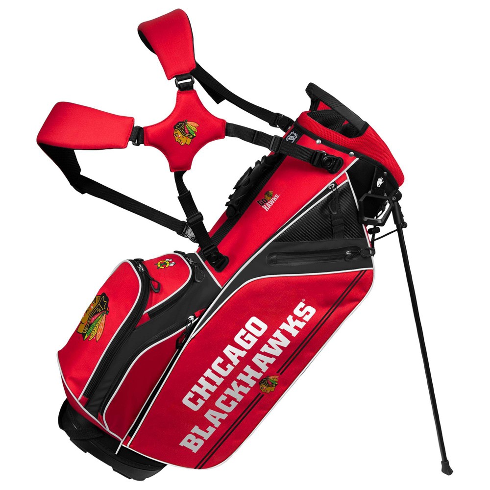 NHL Chicago Blackhawks Team Effort Caddie Golf Bag