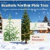ORRD 2-Pack 4ft Christmas Tree Set, Norfolk Pine Artificial Xmas Tree with Pot Base, 133 Tips, Flame Retardant - 4 of 4