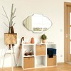 Beautyolove 18 in. W x 24 in. H Scalloped Silver Decorative Wall Mirror - 4 of 4